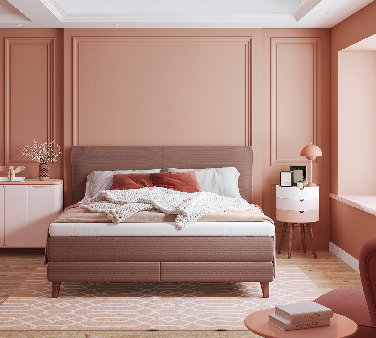 Sembella_Boxspringbett_Madonna_Fusion_Cayenne_frontal_RGB Sembella_Boxspringbett_Madonna_Fusion_Cayenne_frontal_RGB